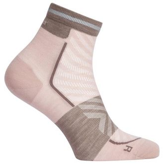 Icebreaker Merino Run+ Ultralight Mini Laufsocken f&uuml;r Damen | rosa