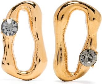 Forte_Forte Sculped Crystal Earrings
