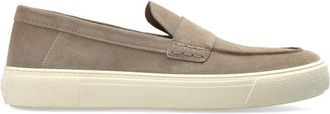 Hogan Leren Loafers - Heren - Loafers - Grijs - 43 1/2 EU - Leer - Schoenen