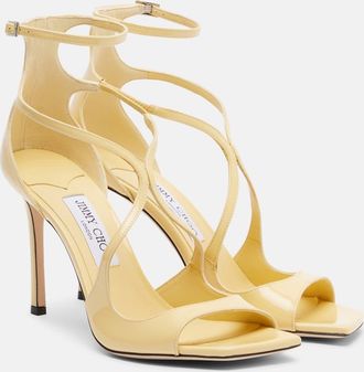 Jimmy Choo London Azia patent leather sandals