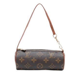 Louis Vuitton Pre-owned Womens Monogram Papillon Pochette - Brown Textile - One Size