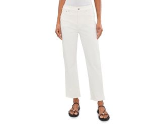 Madewell The Short Dean Easy Straight Jean in Tile White Womens Jeans Tile White : 30 27, Denim