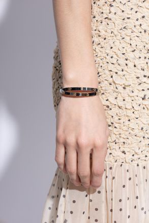 Tory Burch Bracelet With Logo, Womens, Silver