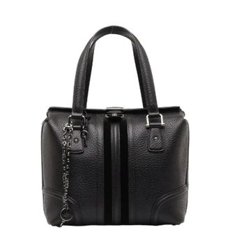 Gucci Pre-owned Handbags, female, Black, Size: ONE SIZE Pre-owned Leather handbags