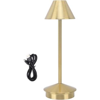 OEM L&aacute;mpara De Mesa Inal&aacute;mbrica De Estilo Moderno, Hierro Forjado, 3 Colores, Atenuaci&oacute;n Continua, L&aacute;mpara De Escritorio Led Port&aacute;til Con Control T&aacute;ctil, 