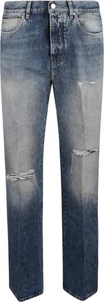 Amiri Slashed Boot Cut Jean - Heren - Regular Fit Jeans - Blauw - W31 - Katoen - Jeans