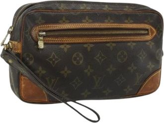 Louis Vuitton Pre-owned Clutches, female, Brown, Size: ONE SIZE Pre-owned Vintage Monogram Clutch