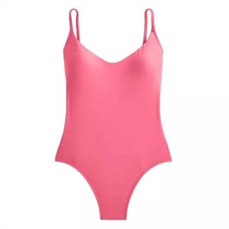 J.crew Womens Scoopneck One-Piece Swimsuit In Pink
