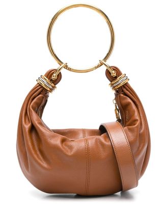 Chloé Kleine Bracelet Hobo tas - Bruin