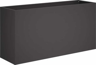 vidaXL Macetero De Jard&iacute;n Negro 100 X 30 X 40 Cm Vidaxl