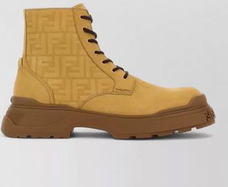 Fendi suede ankle boots