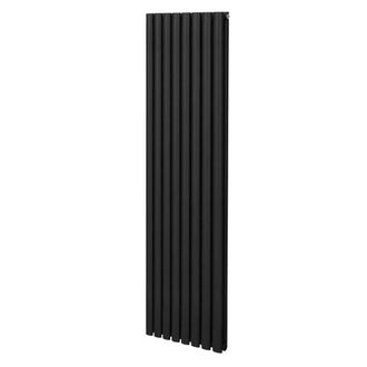 MonsterShop Oval Column Radiator - 1800mm x 480mm - Black