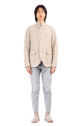 Eleventy Zegna Linen Snap Jacket