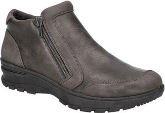 Easy Street Womens Easy Works by Easy Street Jovi Boots Gray Ankle Bootie HAWK1255