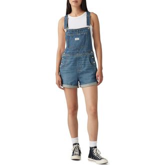 Levi's Denim Utility Shortalls in About Last Week at Nordstrom Rack, Size Medium