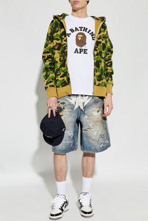 A Bathing Ape T-shirt With Logo, Mens, White