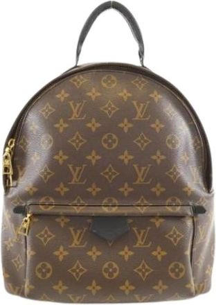 Louis Vuitton Pre-owned Backpacks, female, Brown, Size: ONE SIZE Pre-owned Palm Springs Backpack MM