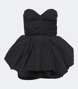 Magda Butrym Draped wool bustier dress