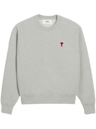 Ami Sweater van biologisch katoen - Grijs