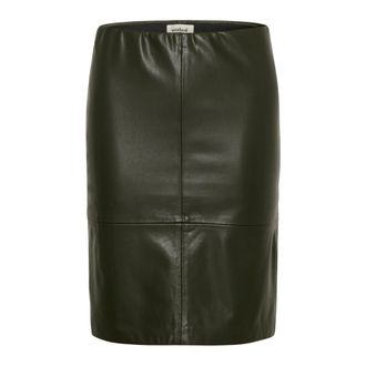 Soaked In Luxury Slkaylee Folly Rok - Dames - Rokken - Groen - Maat: M Leer