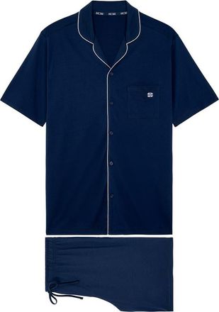 HOM Rafael Short Pajama Set in Navy at Nordstrom, Size Xx-Large