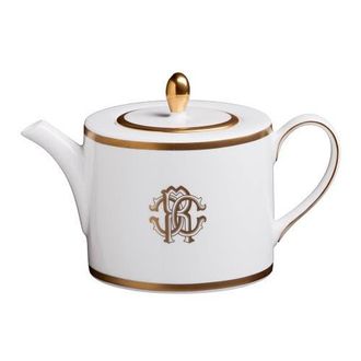 Roberto Cavalli Classic Tea and Coffee Pot in Silk Gold at Nordstrom