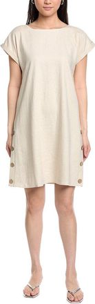 Jones New York Linen-Blend Swing Dress