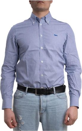 Harmont & Blaine Casual overhemd - Heren - Casual Overhemden - Blauw - XL - Katoen - Overhemden