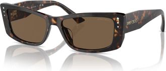 Jimmy Choo London JC5002BU 500273 Womens Sunglasses Tortoiseshell Size 55