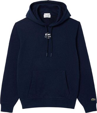 Lacoste Klassieke hoodie met capuchon voor volwassenen (unisex) (Blauw)