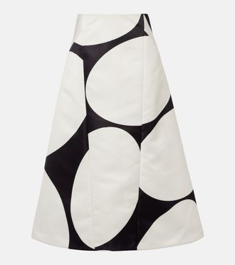 Dries Van Noten Printed midi skirt