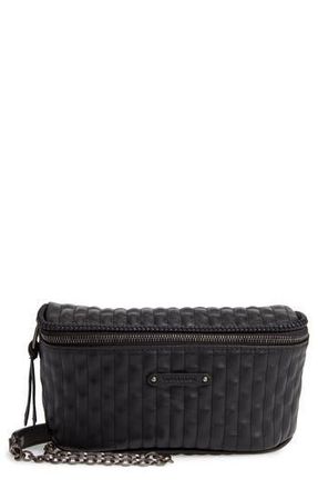Longchamp Amazone Quilted Leather Belt Bag in Black at Nordstrom Rack