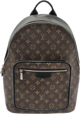 Louis Vuitton Marron Coated Canvas Backpack (Pre-Owned)