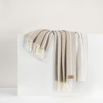 Lands Downunder Fiji Stripe Throw in Dune at Nordstrom