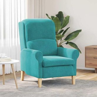 vidaXL Sill&oacute;n Tuquesa 76 X 94 X 102 Cm Terciopelo