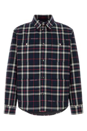 Gucci Embroidered Cotton Shirt