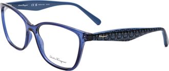 Ferragamo Ferragamo Womens 55 mm Blue Opticals