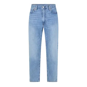 Levi's Heren 555 Denim katoen Relaxed Fit Jeans (Linnen Blauw)