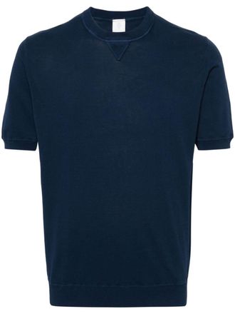 Eleventy fine-knit cotton T-shirt - Blue