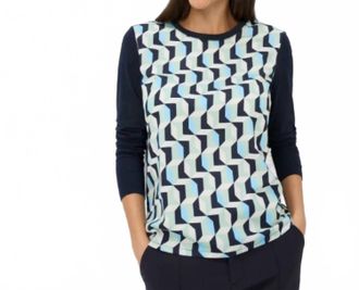 Brax Clara Top In Navy