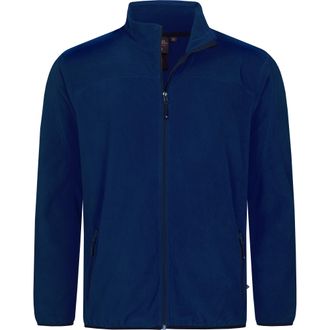 Deproc Fleecejacke DEPROC ACTIVE KIRKVALE II MEN, Herren, Gr. XXL, blau (dunkelblau), 100% Polyester, bequem, gerader Abschluss mit Gummizug, Jacken Fleeceja