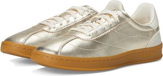 Cole Haan Grand Crosscourt Brynn Sneakers Womens Shoes Soft Gold Metallic/Silver Birchsuede : 10.5 B - Medium
