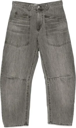 Nili Lotan Faded Patch-pocket Jeans