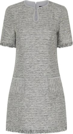 Bruuns Bazaar Pelago BBEnny Jurk - Dames - Korte kleedjes - Grijs - M - Tweed - Kleedjes