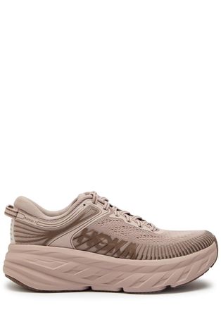 Hoka One One Bondi 7 Mesh-knit Sneakers - Brown - 6.5 (IT39.5 / UK6.5)
