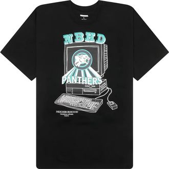 Neighborhood T-shirt Panthers con stampa grafica - Nero