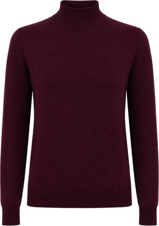 Etro Gebreide trui met coltrui - Dames - Coltruien - Rood - XS - Truien & Vesten