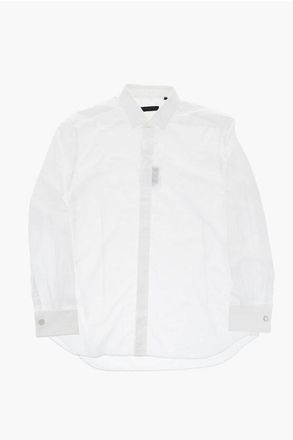 Corneliani CODE Cotton Poplin Shirt with Cufflinks size 44