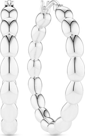 Sif Jakobs Jewellery Earrings Goccia Cerchi Pianura in 925 Sterling Silver at Nordstrom, Size Large