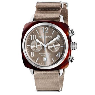 Briston Clubmaster Beige Dial Mens Watch 19140.SA.T.30.NT